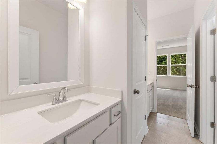 Furnished interior view inside a new home in Chattahoochee Reserve, Cumming (Image 16).