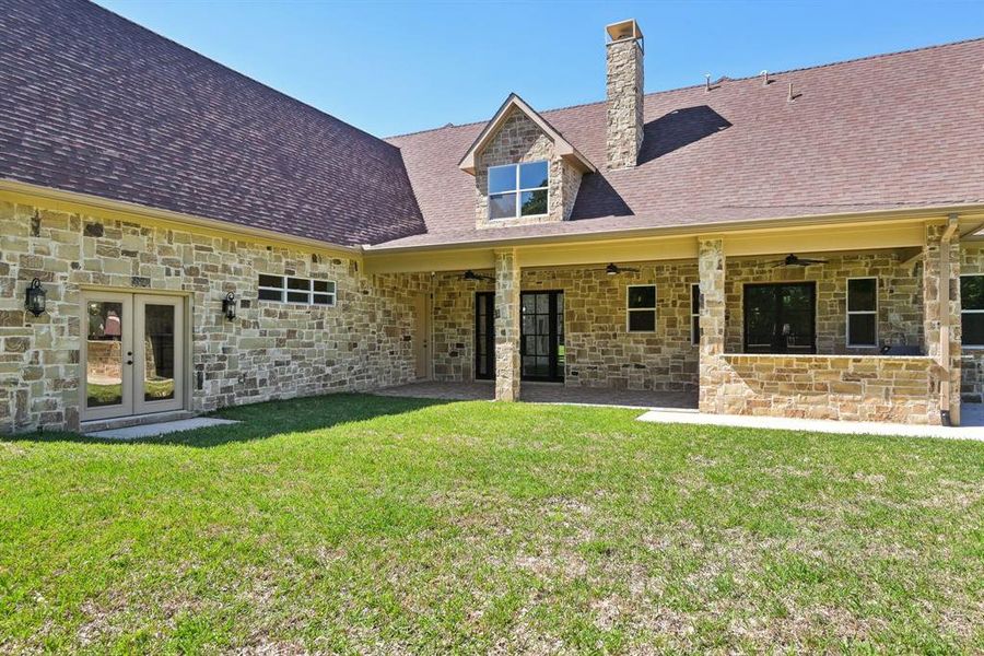 Front exterior of a new home in , Gun Barrel City, TX, highlighting curb appeal (Image 24). Front exterior of a new home in , Gun Barrel City, TX, highlighting curb appeal (Image 24).