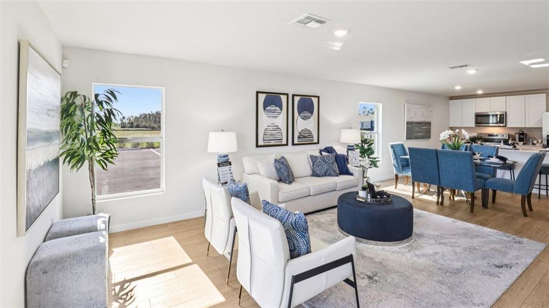 Furnished interior view inside a new home in Derby Creek, Ocala (Image 8).