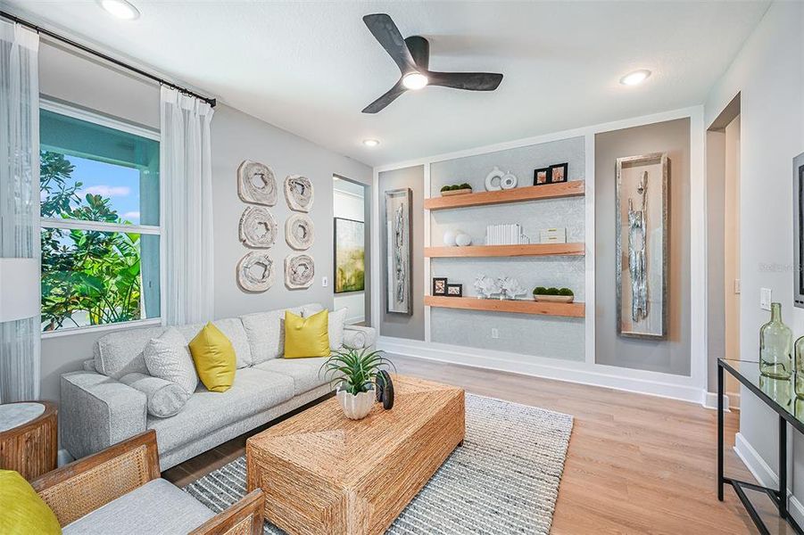 Furnished interior view inside a new home in , Kissimmee (Image 17).