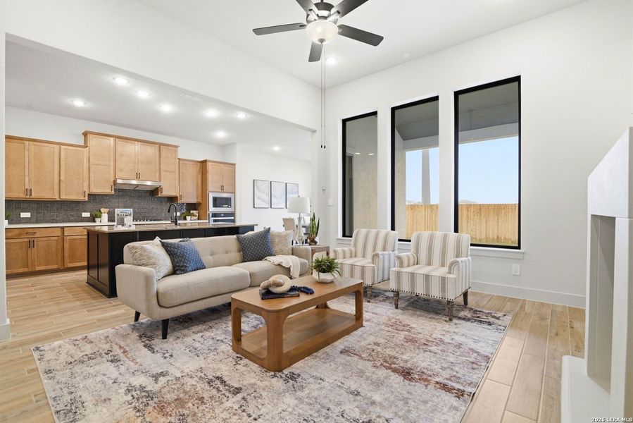 Furnished interior view inside a new home in Haby Hill 50s, San Antonio (Image 17).