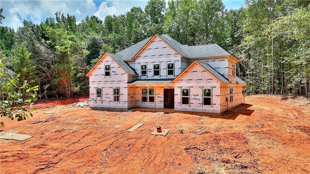 In-progress construction of a new home in , Monroe, GA (Image 4).