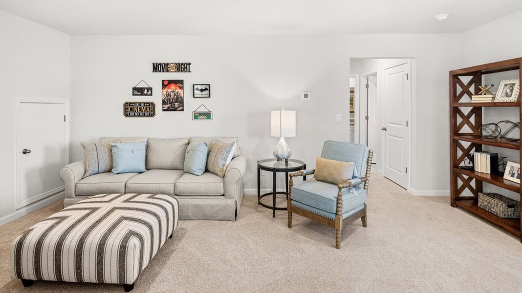 Representative furnished interior of a home built from the Belfort by D.R. Horton in The Abbey at Trolley Run Station, Aiken (Image 26). Representative furnished interior of a home built from the Belfort by D.R. Horton in The Abbey at Trolley Run Station, Aiken (Image 26).