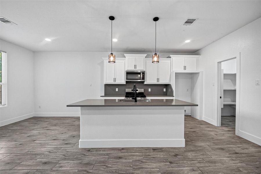 Furnished interior view inside a new home in , Crosby (Image 5).