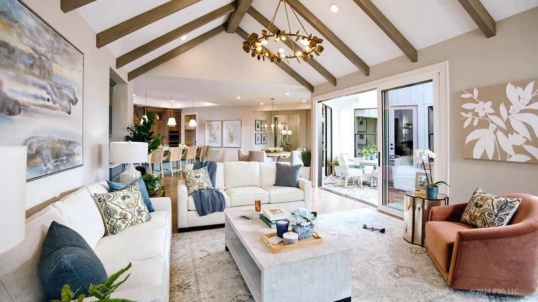 Representative furnished interior of a home built from the Provenance by Epcon Communities in The Courtyards by The Manor, Alpharetta (Image 5).