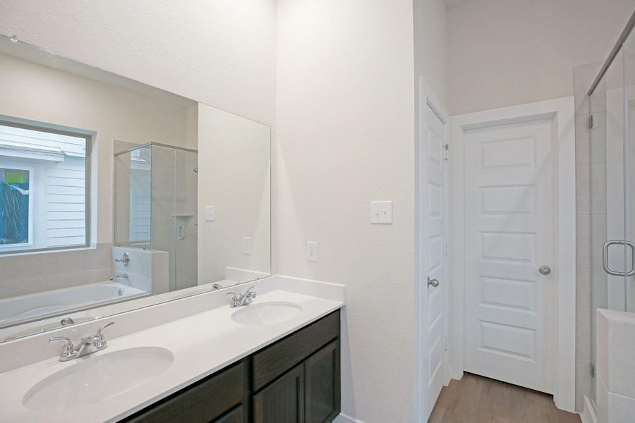 Furnished interior view inside a new home in Bluebonnet Village, Bellville (Image 7).