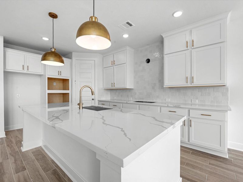 Furnished interior view inside a new home in Grange - 55', Katy (Image 6).