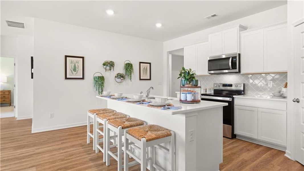 Furnished interior view inside a new home in Teamon Pointe, Griffin (Image 21).