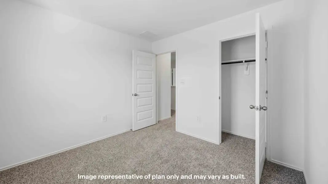 Representative unfurnished interior of a home built from the The Dama by D.R. Horton in Pari Estates, Lubbock (Image 25). Representative unfurnished interior of a home built from the The Dama by D.R. Horton in Pari Estates, Lubbock (Image 25).