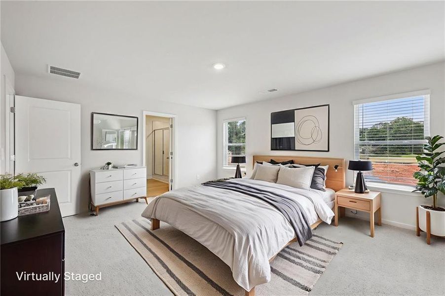 Furnished interior view inside a new home in Westmont Preserve, Powder Springs (Image 13).
