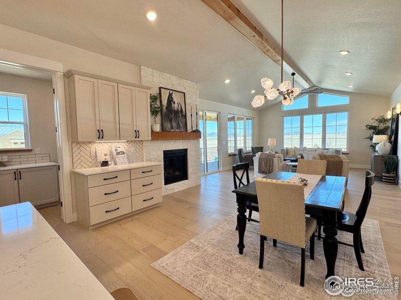 Furnished interior view inside a new home in , Berthoud (Image 11).