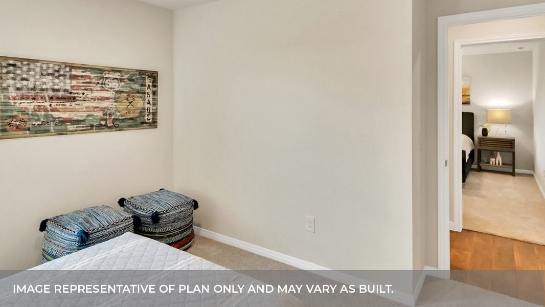 Furnished interior view inside a new home in Carillon, Manor (Image 16).