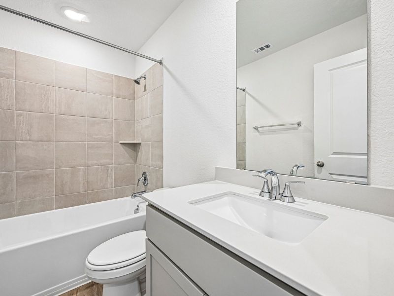 Furnished interior view inside a new home in Travena - Americana Collection, Georgetown (Image 8).