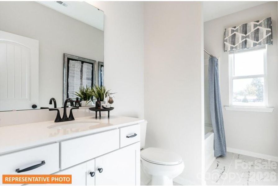 Furnished interior view inside a new home in Catawba Trace, Catawba (Image 8). Furnished interior view inside a new home in Catawba Trace, Catawba (Image 8).