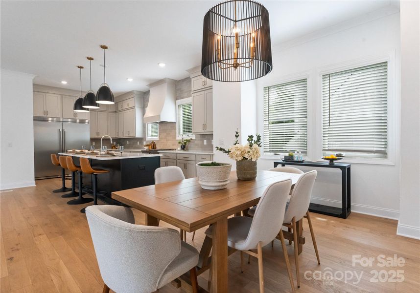 Furnished interior view inside a new home in , Charlotte (Image 32).