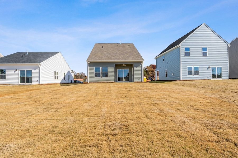 Exterior details and patio area of a home in Tucker Ridge, Pendleton (Image 4). Exterior details and patio area of a home in Tucker Ridge, Pendleton (Image 4).