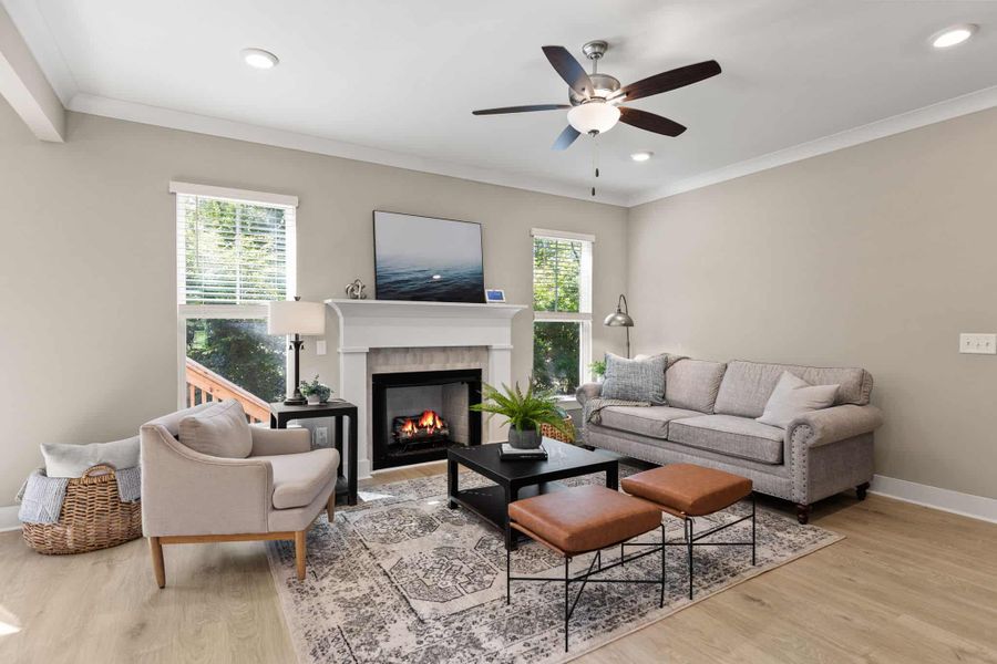 Furnished interior view inside a new home in Westfield Manor Homes, Gallatin (Image 5).