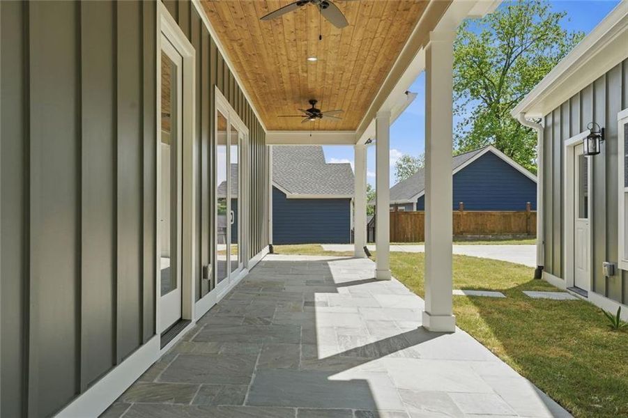 Exterior details and patio area of a home in , Ball Ground (Image 33).