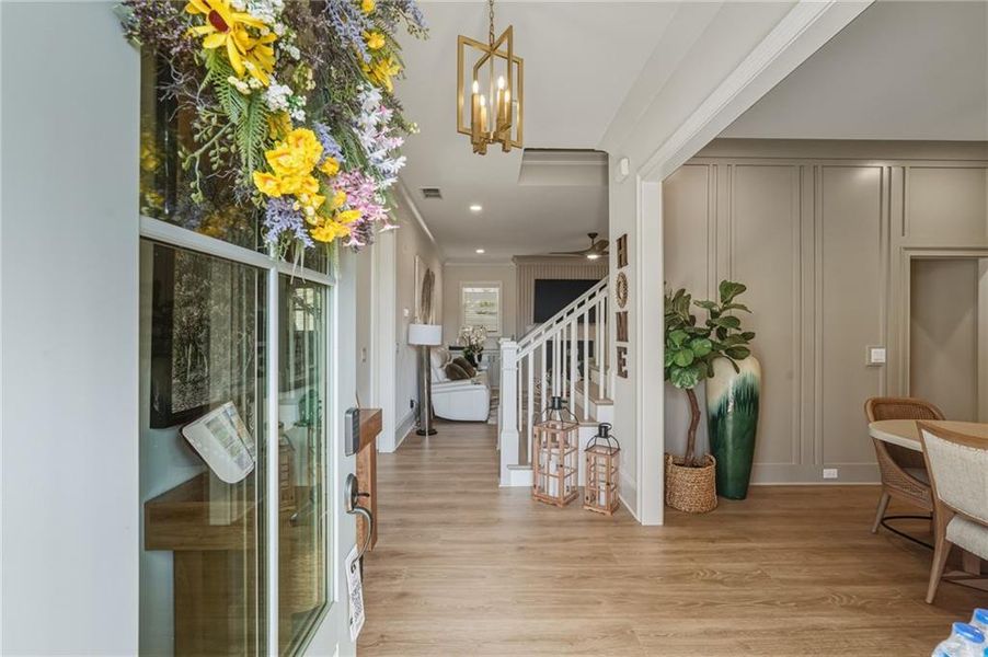 Furnished interior view inside a new home in , Marietta (Image 26).