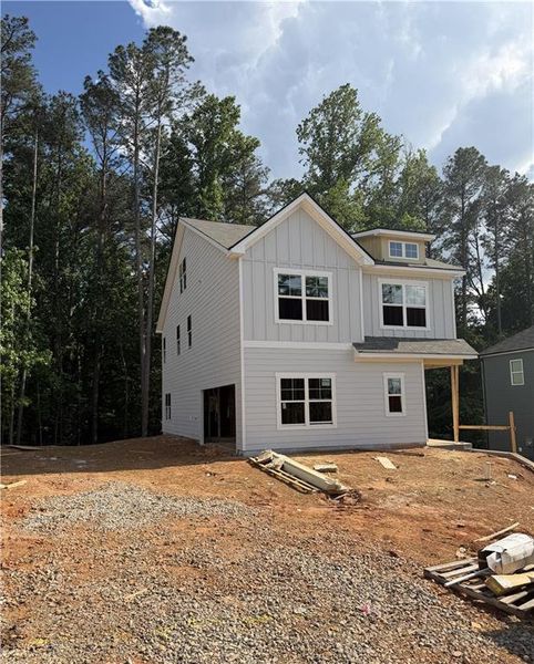 In-progress construction of a new home in Cascade Ridge at Niskey Lake, Atlanta, GA (Image 12).