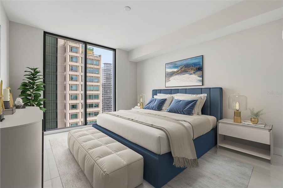 Furnished interior view inside a new home in , St. Petersburg (Image 18).