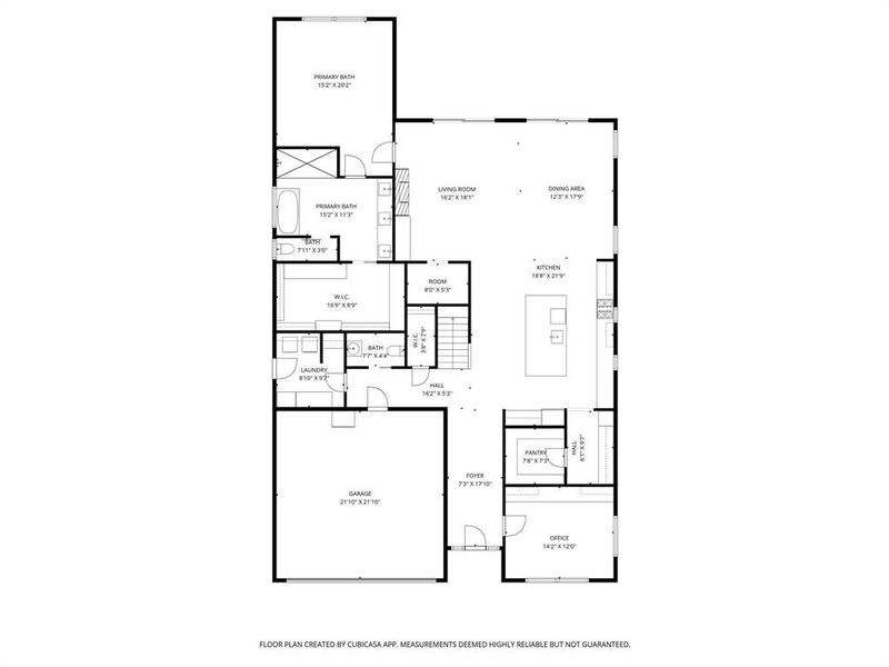 2D floor plan layout of this home in , Dallas, TX (Image 6).