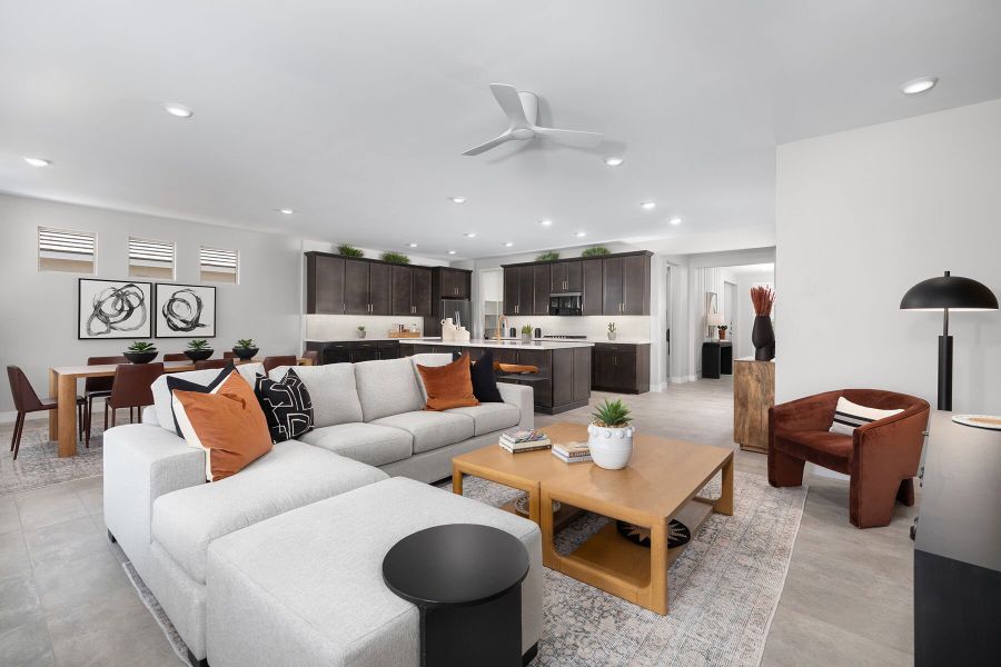 Representative furnished interior of a home built from the Slate by Mattamy Homes in Miravida, Surprise (Image 10).