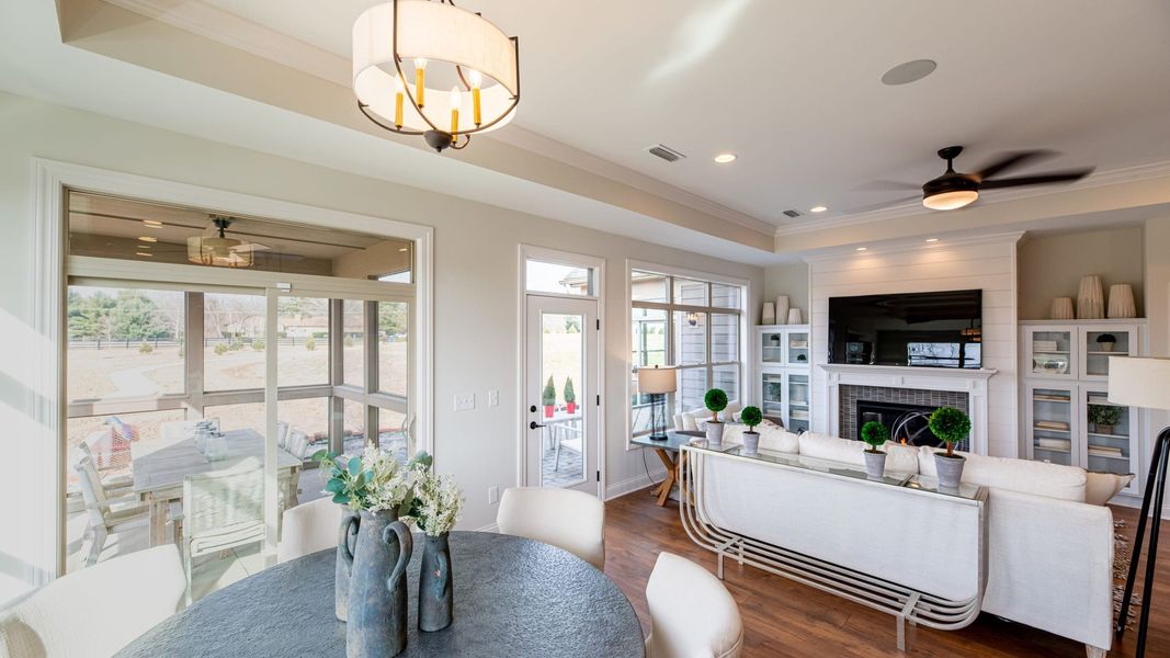 Representative furnished interior of a home built from the Torino by Epcon Communities in The Villas at Pinewood, Asheboro (Image 12).
