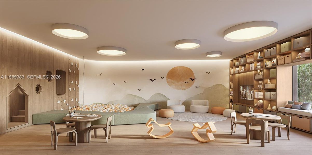 Furnished interior view inside a new home in , Miami (Image 4).