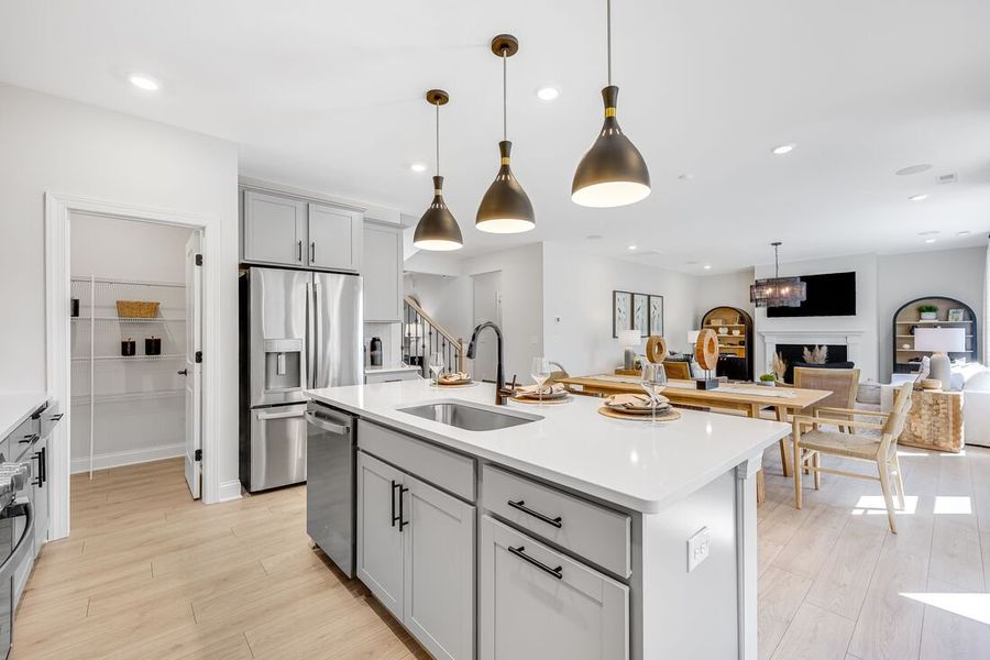 Representative furnished interior of a home built from the Ashford by Taylor Morrison in Eagle Trace, Wendell (Image 24).