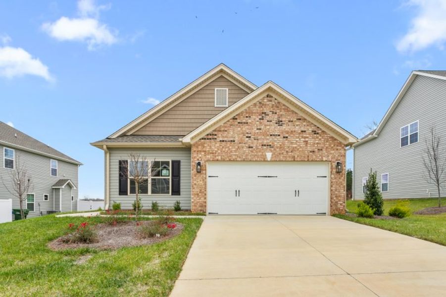Representative exterior photo of a completed home built from the Freeport by Keystone Homes NC in Council Creek, Graham, NC (Image 30). Representative exterior photo of a completed home built from the Freeport by Keystone Homes NC in Council Creek, Graham, NC (Image 30).