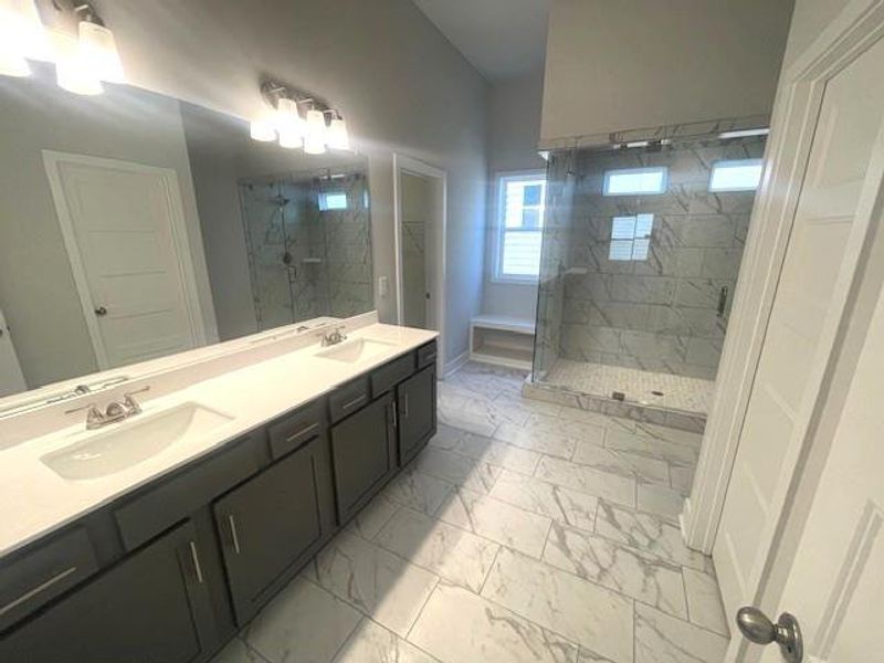 Furnished interior view inside a new home in Ponderosa Farms Estates, Gainesville (Image 13).