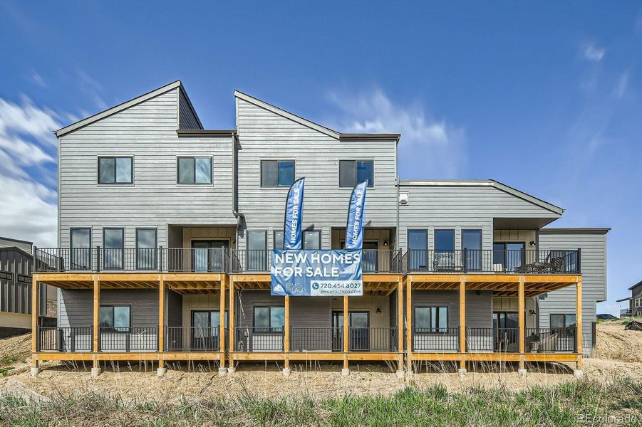 Exterior details and patio area of a home in , Tabernash (Image 22).