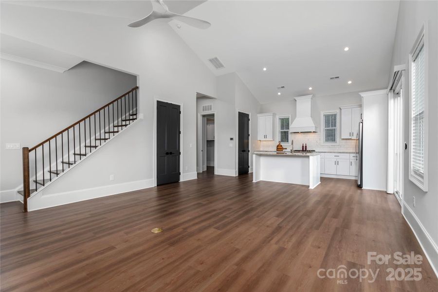 Apartment Great Room and Dining Area