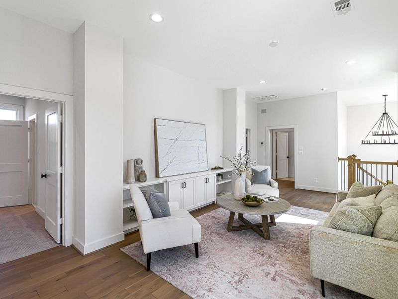 Furnished interior view inside a new home in , Houston (Image 7). Furnished interior view inside a new home in , Houston (Image 7).