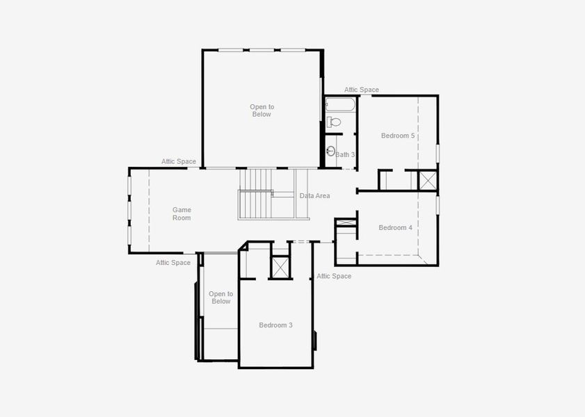 2D floor plan layout of this home in South Pointe, Mansfield, TX (Image 4). 2D floor plan layout of this home in South Pointe, Mansfield, TX (Image 4).
