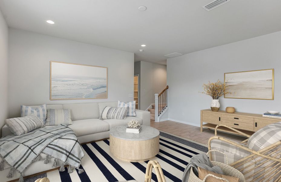 Furnished interior view inside a new home in Salem Bay, Beaufort (Image 6).
