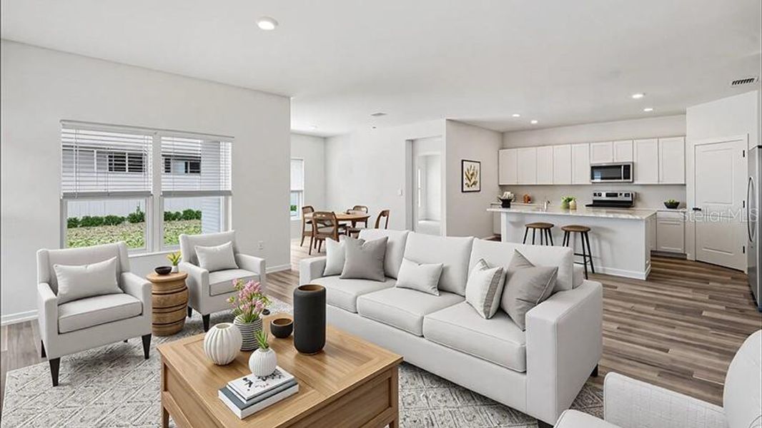 Furnished interior view inside a new home in Avalon Woods, Newberry (Image 3).
