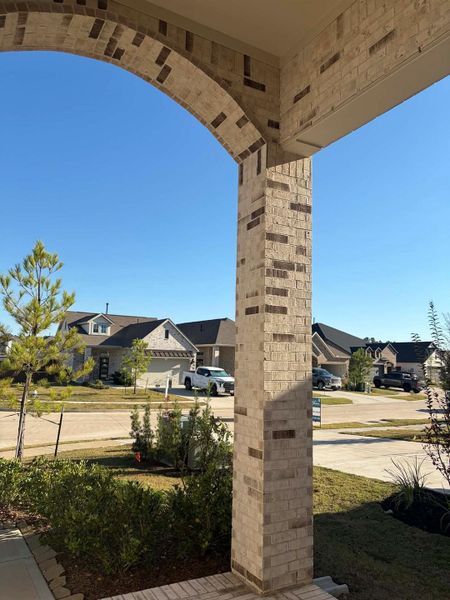 Exterior details and patio area of a home in Evergreen, Conroe (Image 22). Exterior details and patio area of a home in Evergreen, Conroe (Image 22).