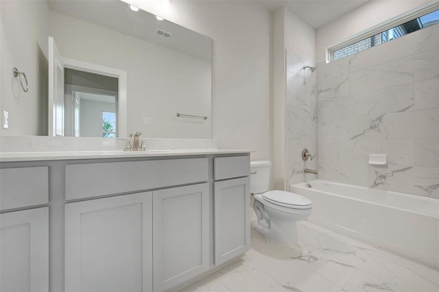 Furnished interior view inside a new home in Chaparral Park, Oak Point (Image 16).