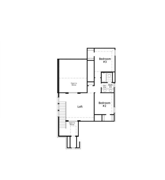 2D floor plan layout for the Merrivale Plan by Highland Homes in The Parks at Wilson Creek: 40ft. lots, Celina, TX (Image 5). 2D floor plan layout for the Merrivale Plan by Highland Homes in The Parks at Wilson Creek: 40ft. lots, Celina, TX (Image 5).