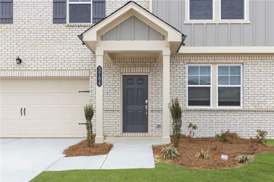 Exterior details and patio area of a home in Apalachee Hills, Bethlehem (Image 3).
