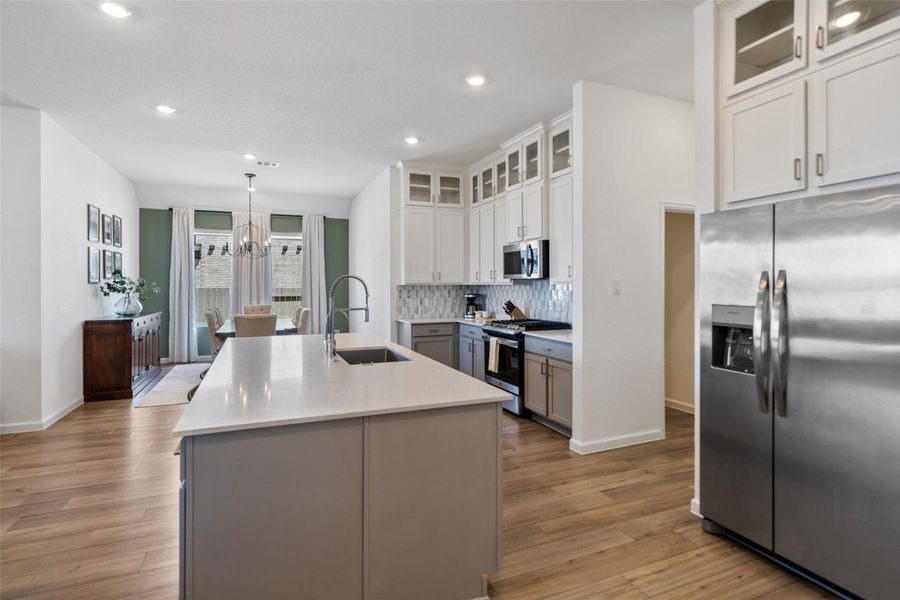 Furnished interior view inside a new home in Pomona, Manvel (Image 16).