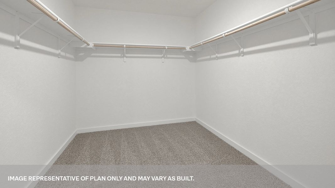 Representative unfurnished interior of a home built from the The Grayson by D.R. Horton in Sonoma Oaks, Fredericksburg (Image 23).