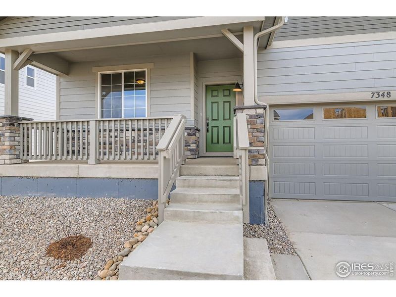 Exterior details and patio area of a home in Hidden Creek, Frederick (Image 3).