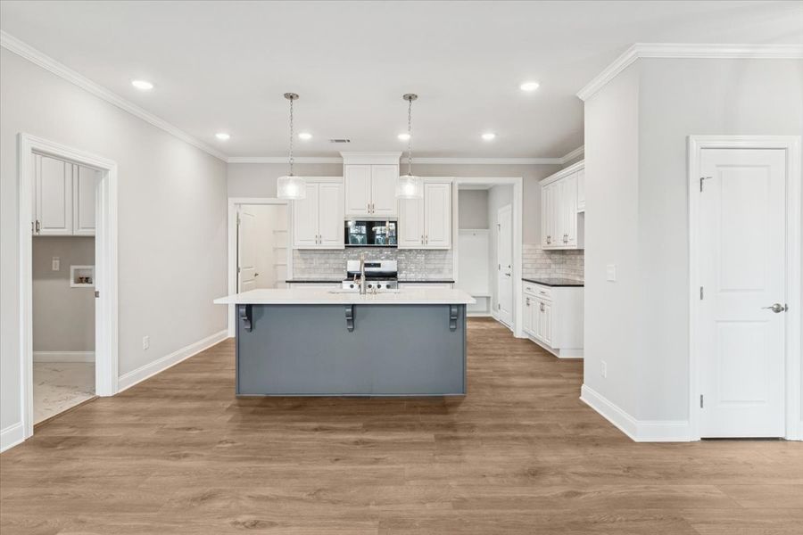 Furnished interior view inside a new home in Sinclair at Crawford Creek, Grovetown (Image 7).