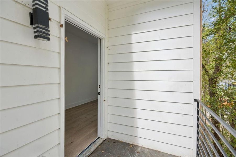 Exterior details and patio area of a home in , Atlanta (Image 23).