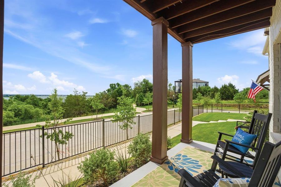 Exterior details and patio area of a home in , Rowlett (Image 22).