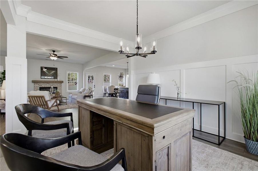 Furnished interior view inside a new home in , Ellenwood (Image 6).