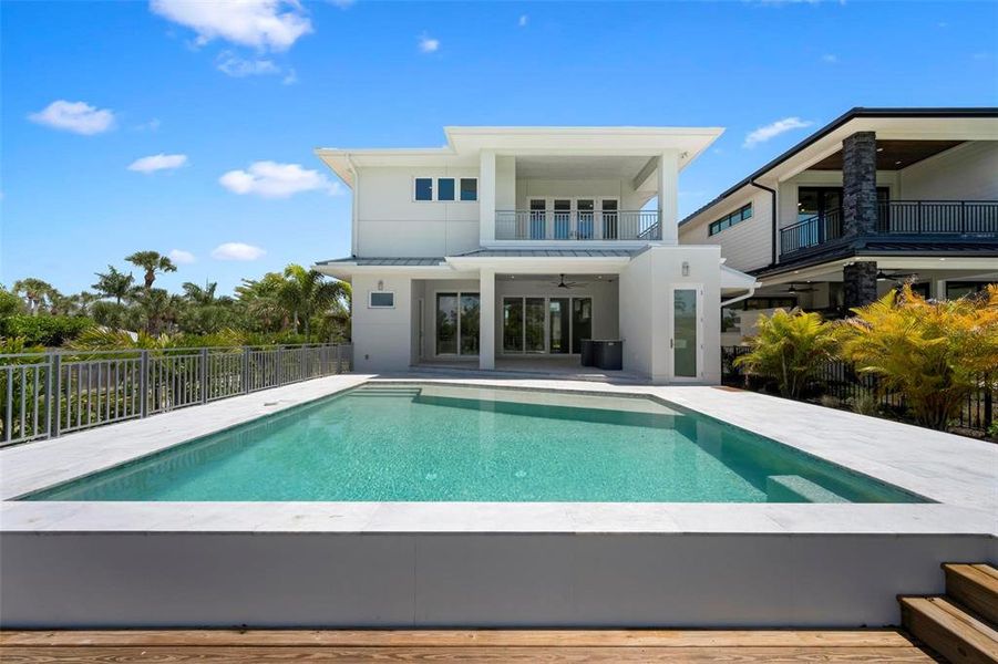 Exterior details and patio area of a home in , Sarasota (Image 32).